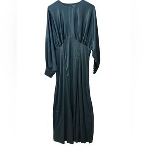 SHEIN Dark Green Maxi Dress